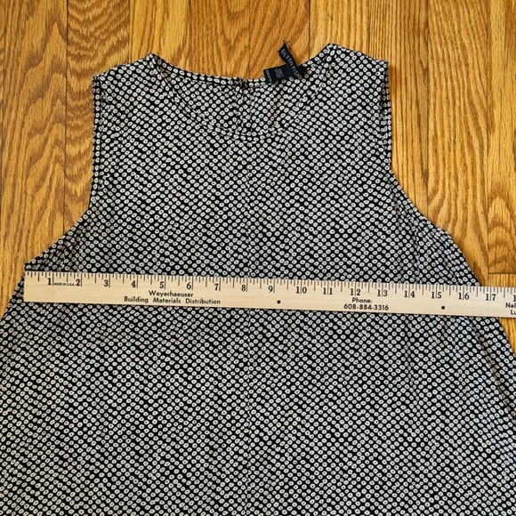 Eileen Fisher A-Line High Neck Polka Dot Swing Dress 100% Silk Women’s Size XXS - Picture 11 of 13